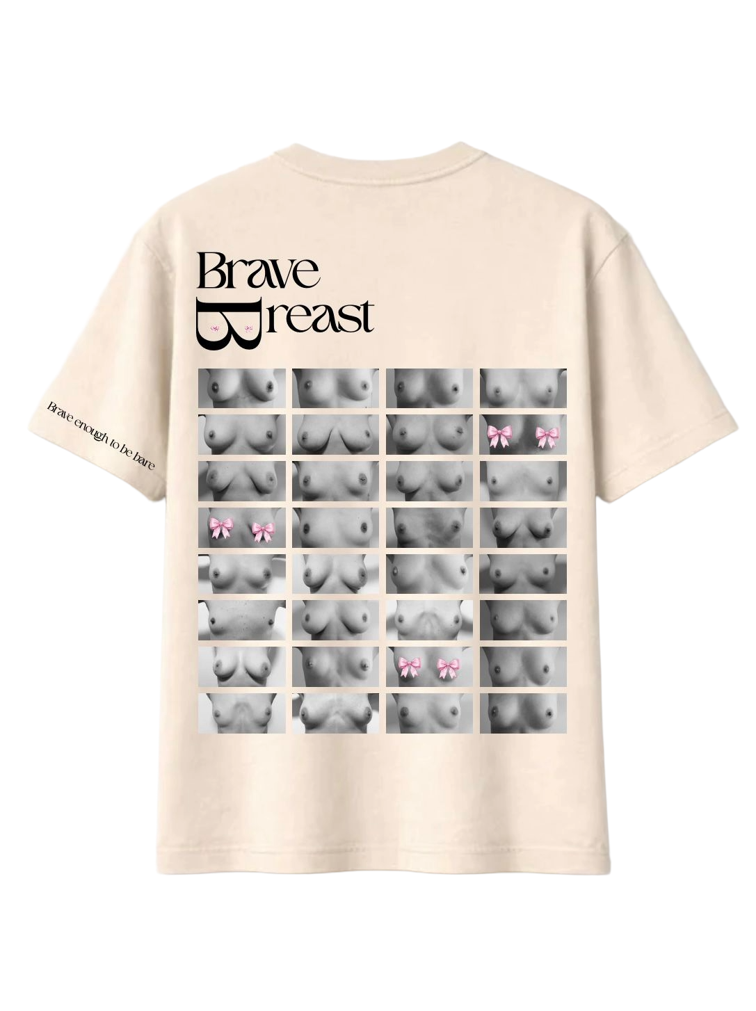 Brave Breast T-Shirt — zadní strana